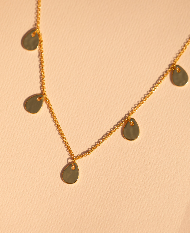 Calypso Charm Necklace Gold