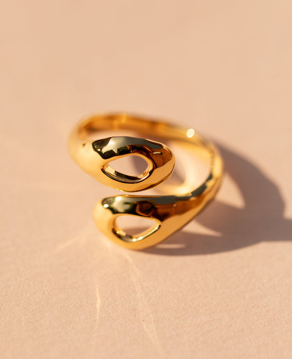 Double Calypso Ring Gold