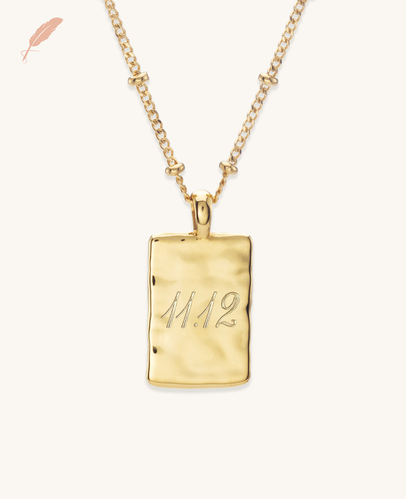 Engravable Notebook Necklace