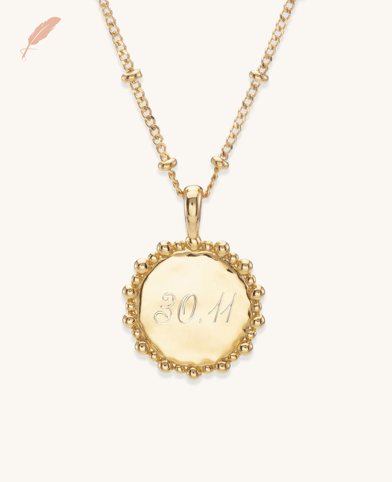 Engravable Sunshine Necklace