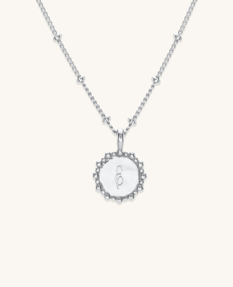 Engravable Mini Initial Sunshine Necklace