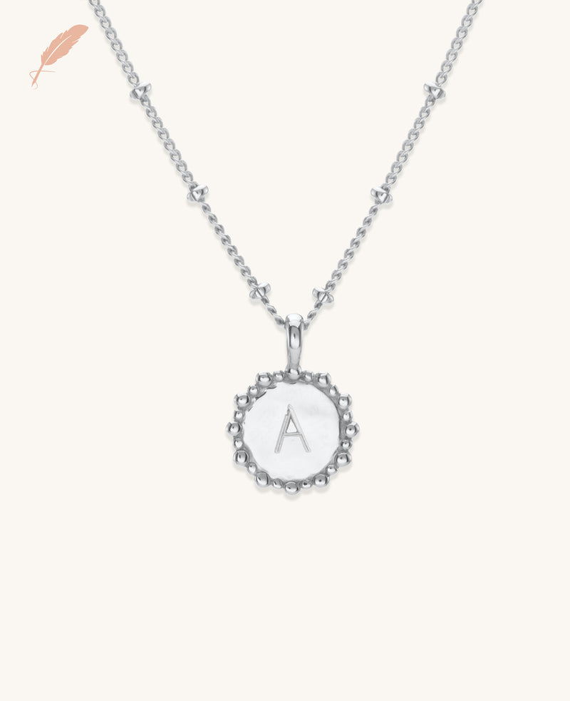 Engravable Mini Initial Sunshine Necklace