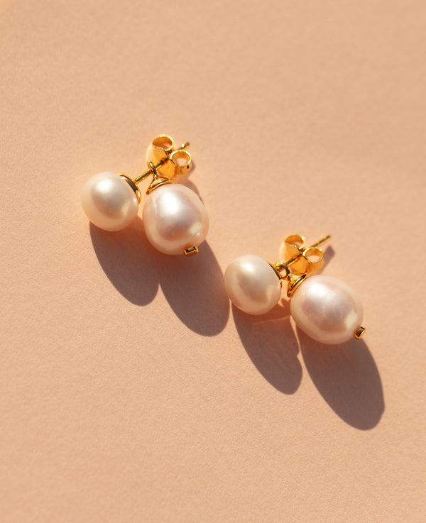 2-in-1 Removable Pearl Droplet Earrings