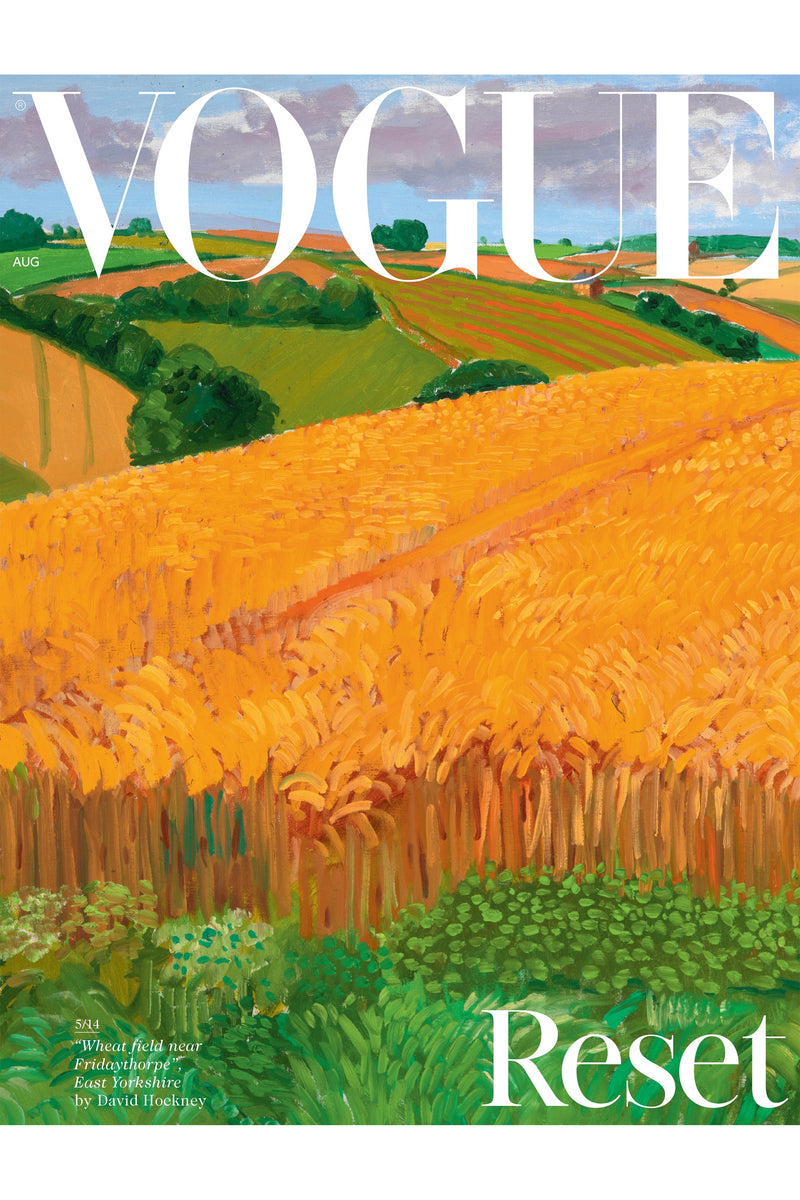 Vogue Reset Edition August 2020 David Hockney Cover
