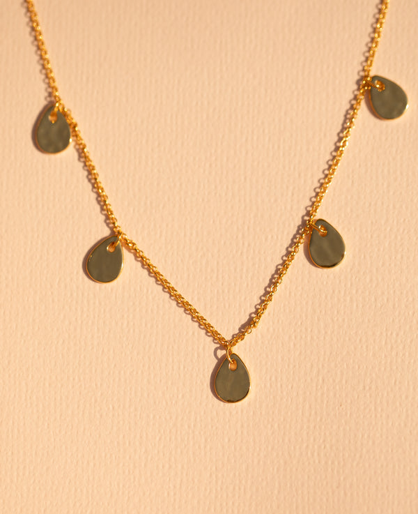 Calypso Charm Necklace Gold