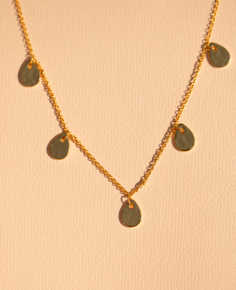 Calypso Charm Necklace Gold