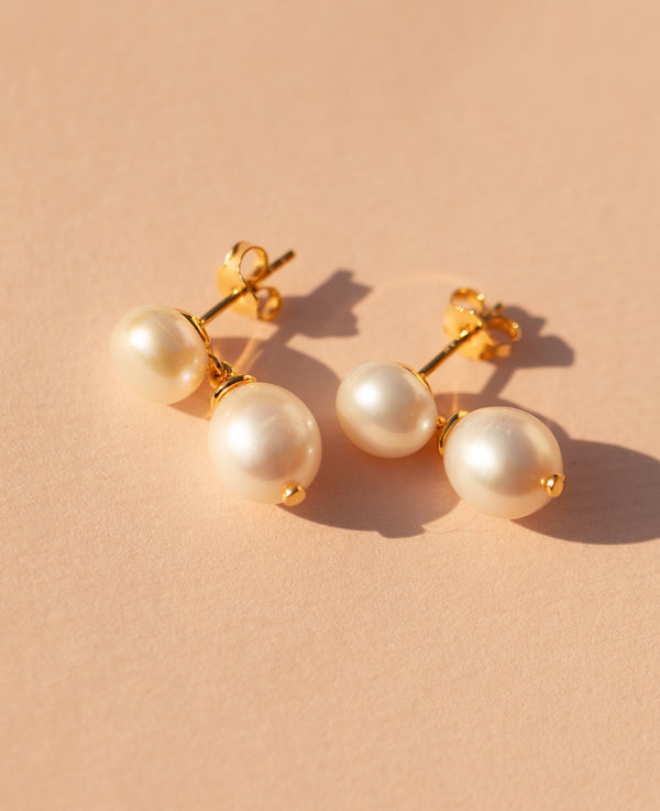 Pearl Droplet Earrings