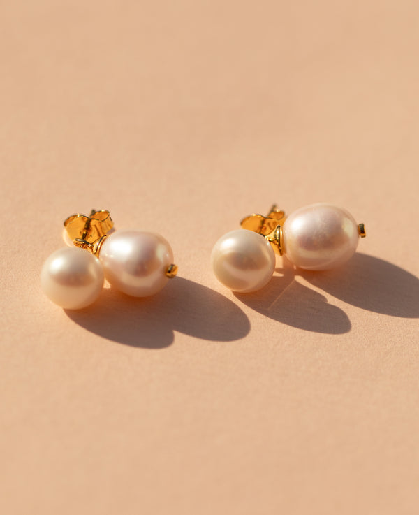 2-in-1 Removable Pearl Droplet Earrings