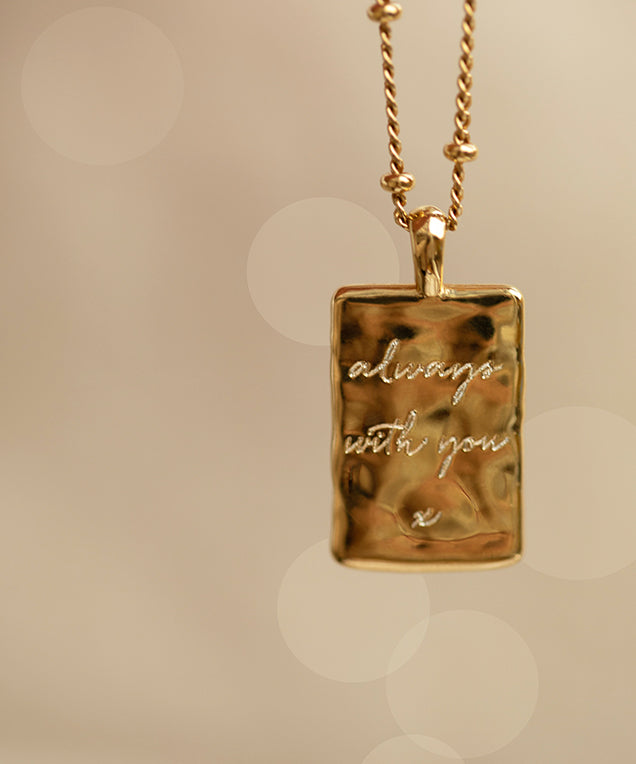 Engravable Notebook Necklace