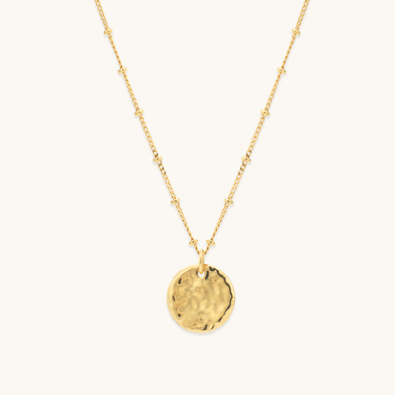 Engravable Classic Medallion Necklace